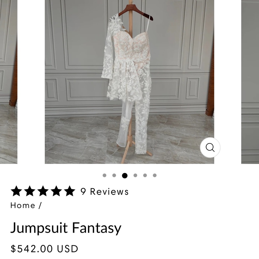 Amazingly beautiful Bridal jumpsuit